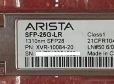 Arista SFP-25G-LR SFP-25G-MR-LR SFP-25G-MR-SR SFP-25G-SR